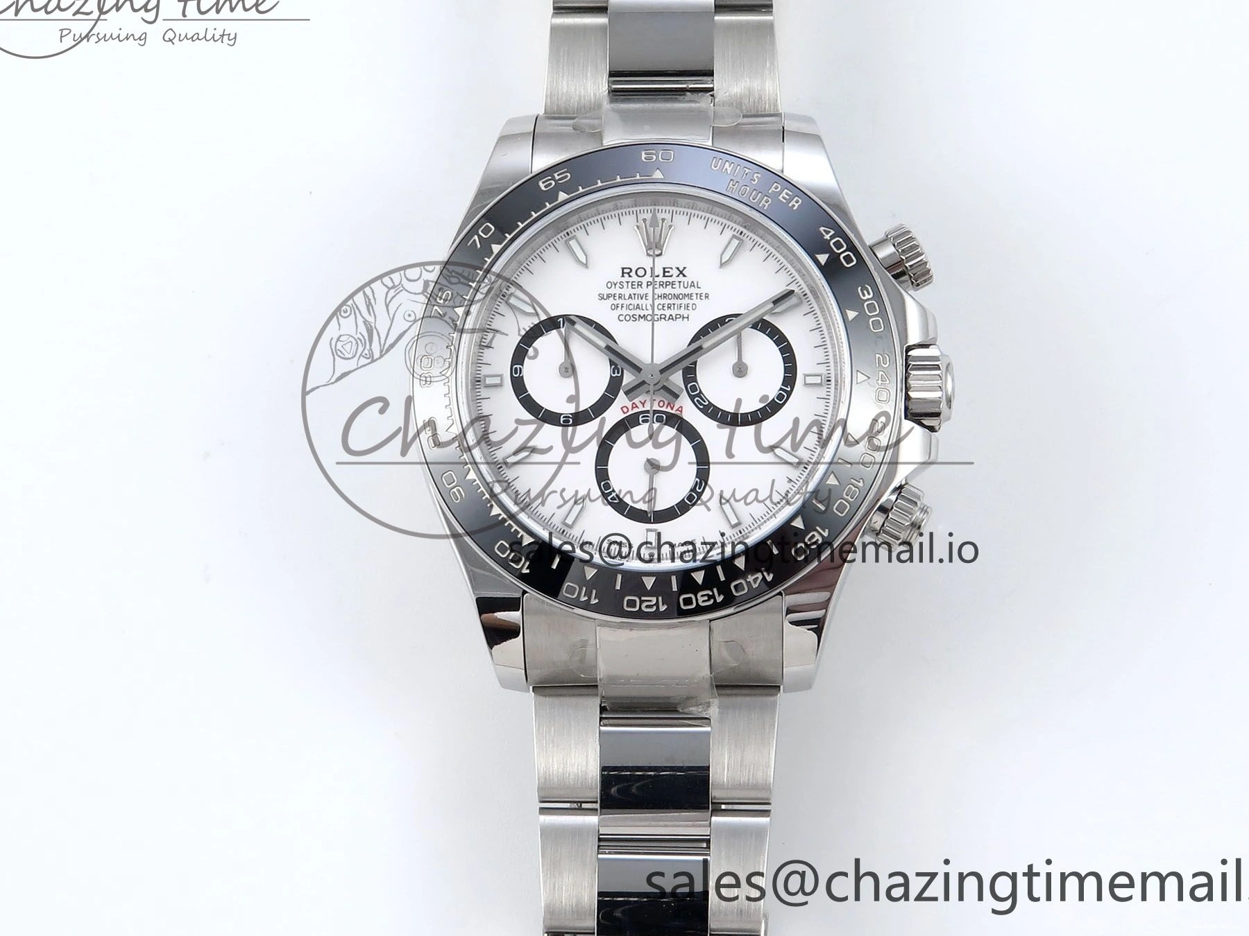 0517 2023 Daytona 126500 AR+F 1:1 Best Edition 904L SS Case and Bracelet White Dial SA Timeless 852